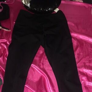 90 Degrees By Reflex Size Small Black Workout Leggings Thick Material Good Condi